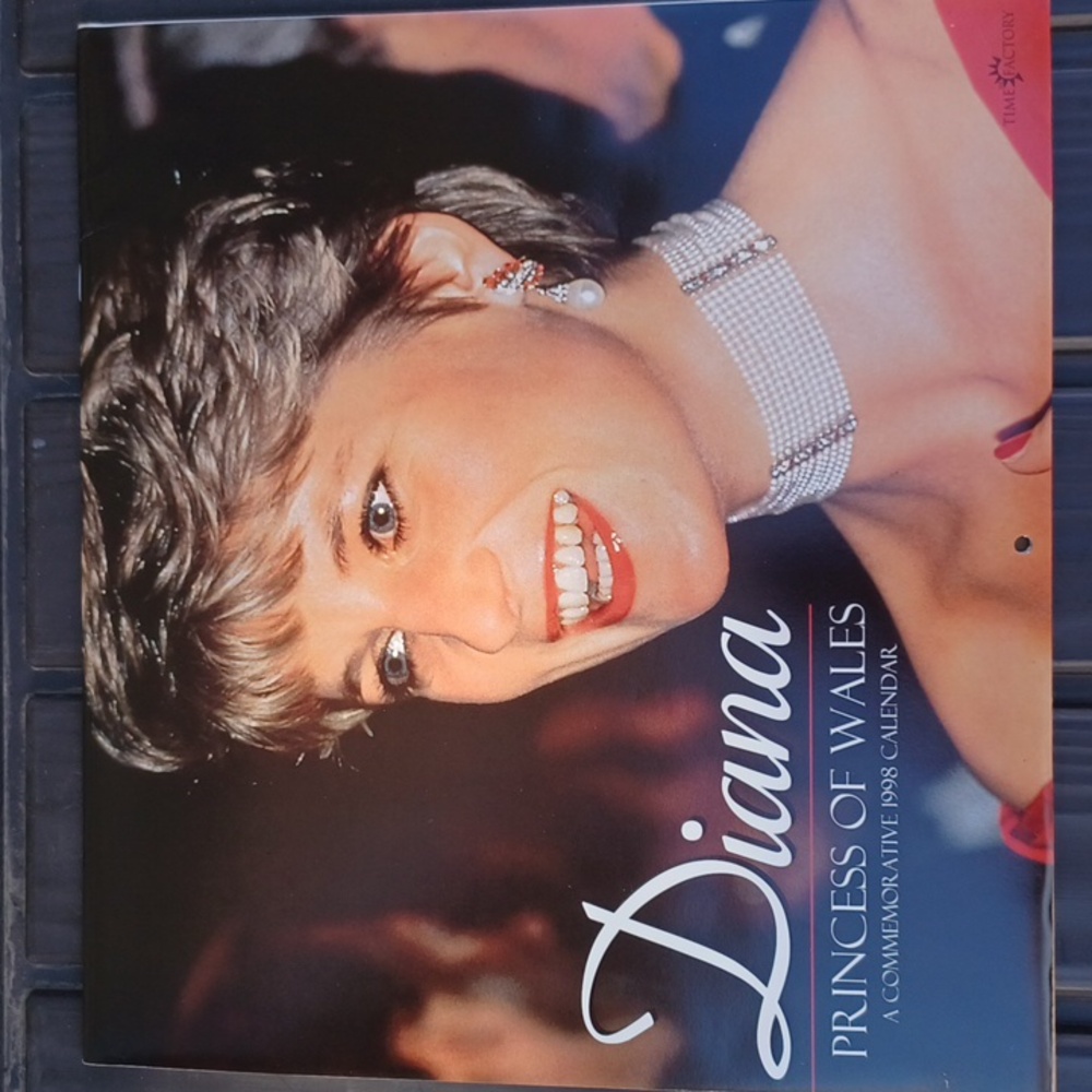 Vintage Diana Princess of Wales 1998 Commemorate Calendar.